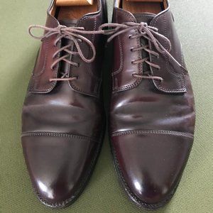Alden straight-tip shell cordovan  blucher